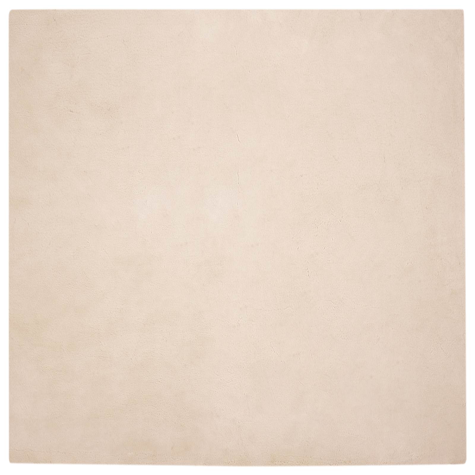 Dirbtinio triušio kailio kilimas Olite Taupe 200 x 200 cm