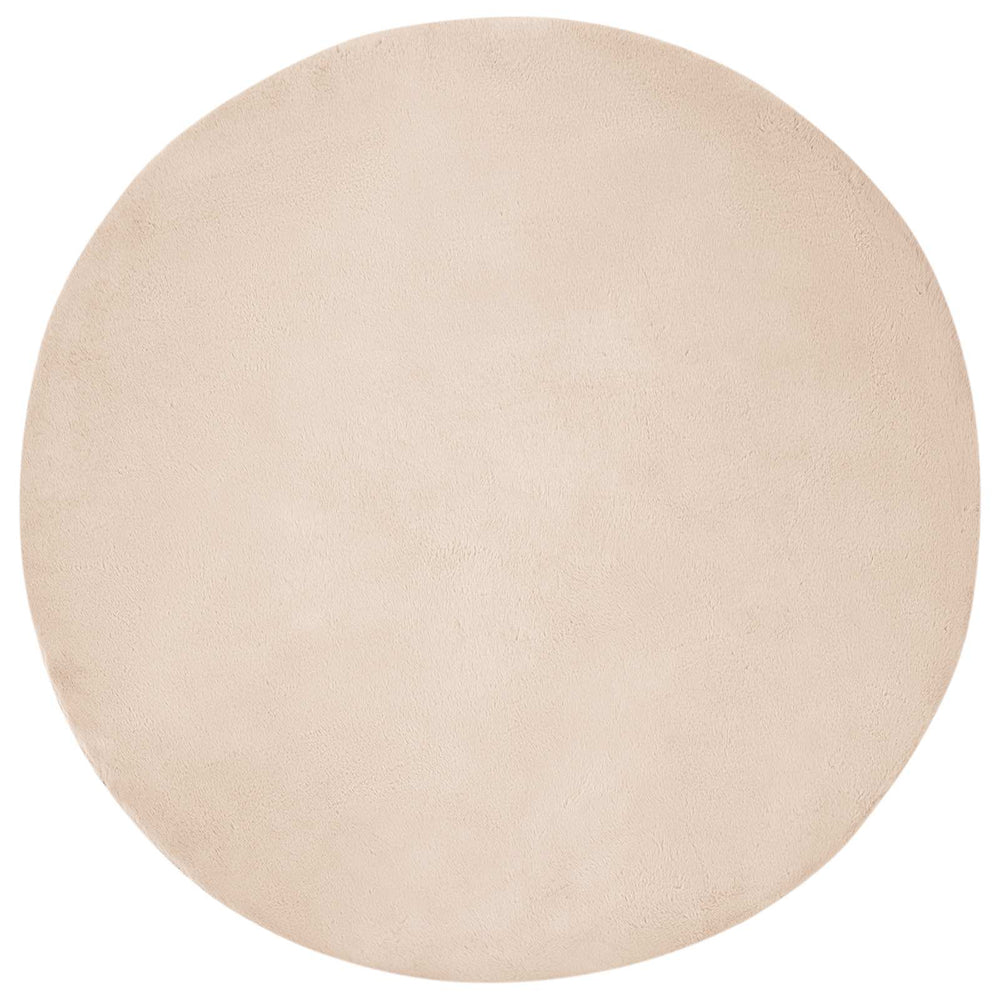 Olite Taupe Artificial Rabbit Fur Rug Ø 160 cm