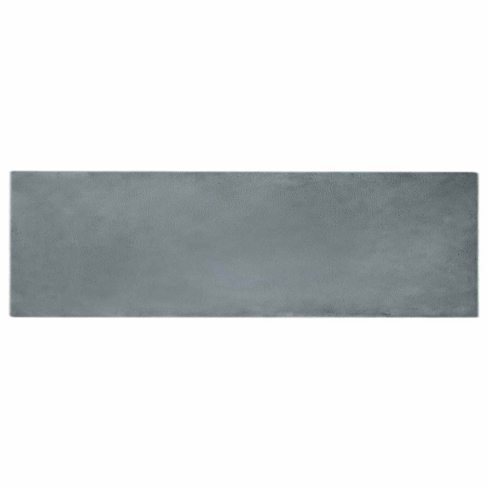 Artificial Rabbit Fur Rug Olite Anthracite 80 x 250 cm