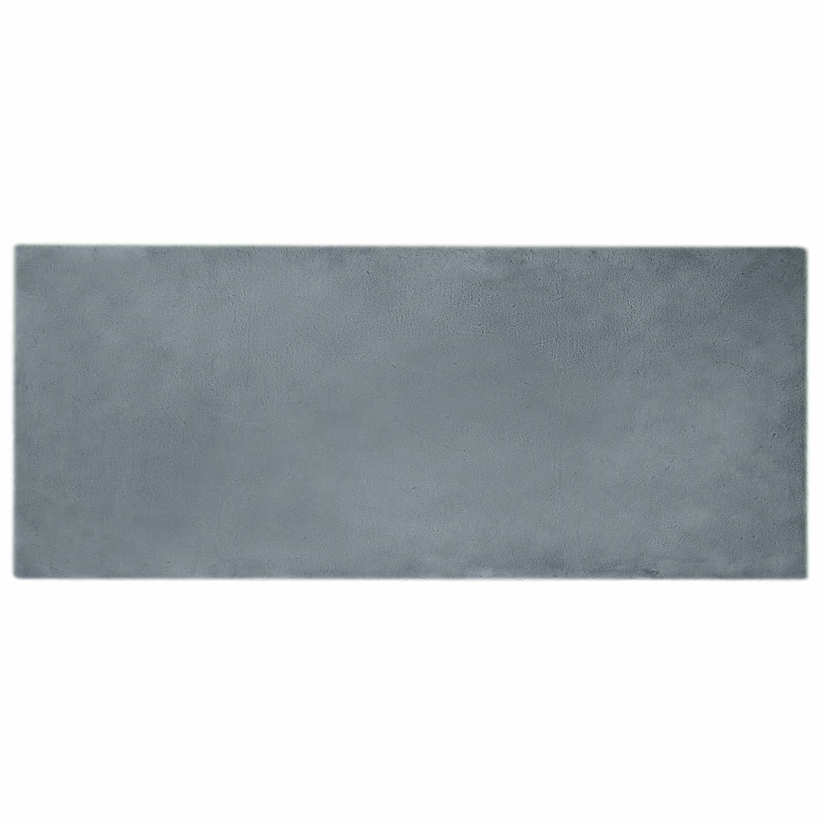 Dirbtinio triušio kailio kilimas Olite Antracitas 100 x 200 cm