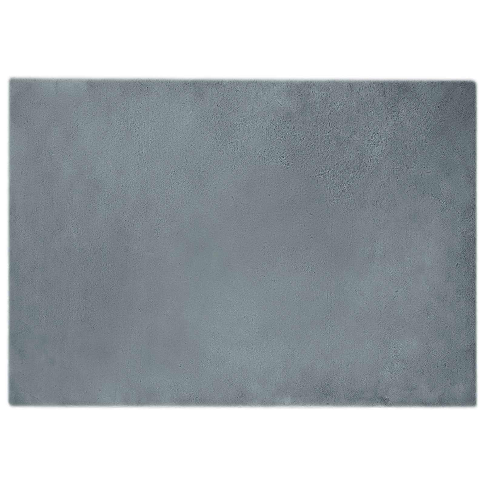 Dirbtinio triušio kailio kilimas Olite Antracitas 160 x 230 cm