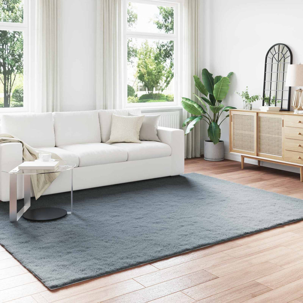 Artificial rabbit fur rug Olite Anthracite 200 x 280 cm