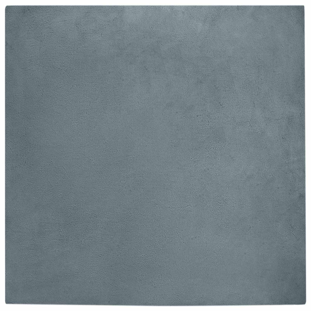 Olite Anthracite Faux Rabbit Fur Rug 160 x 160 cm