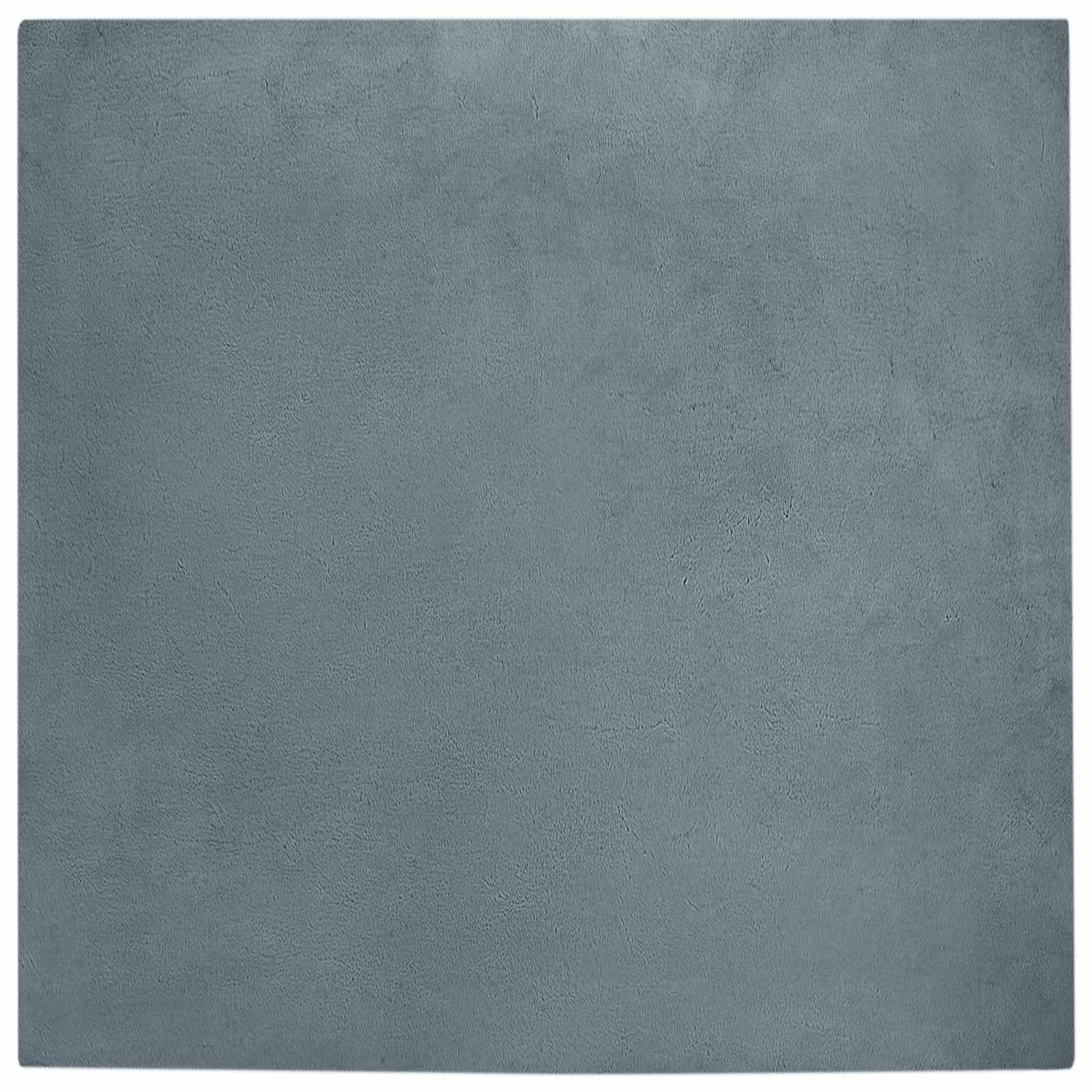 Olite Anthracite Faux Rabbit Fur Rug 160 x 160 cm