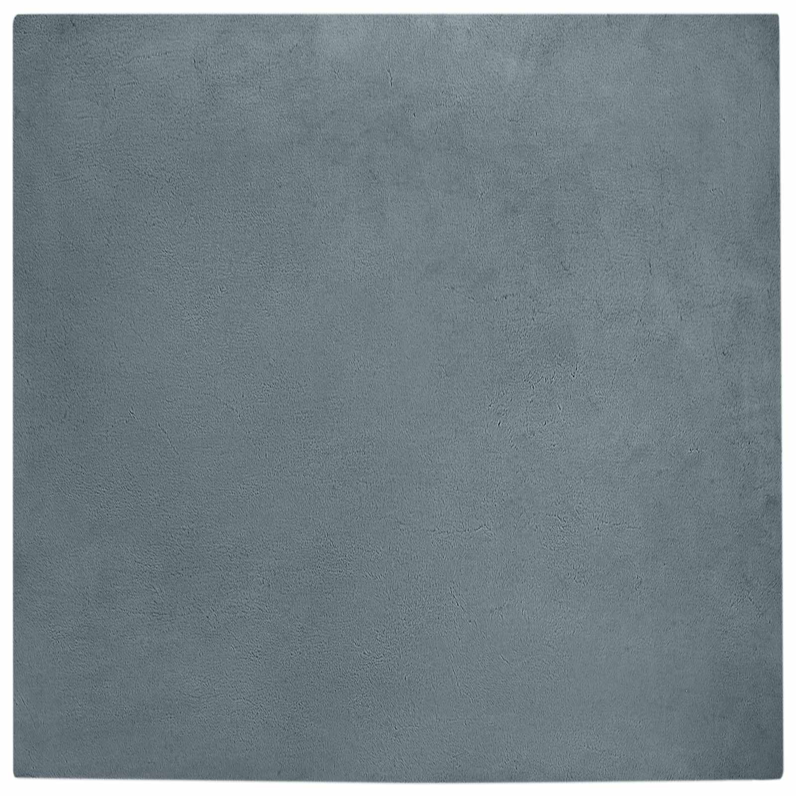 Artificial Rabbit Fur Rug Olite Anthracite 240 x 240 cm