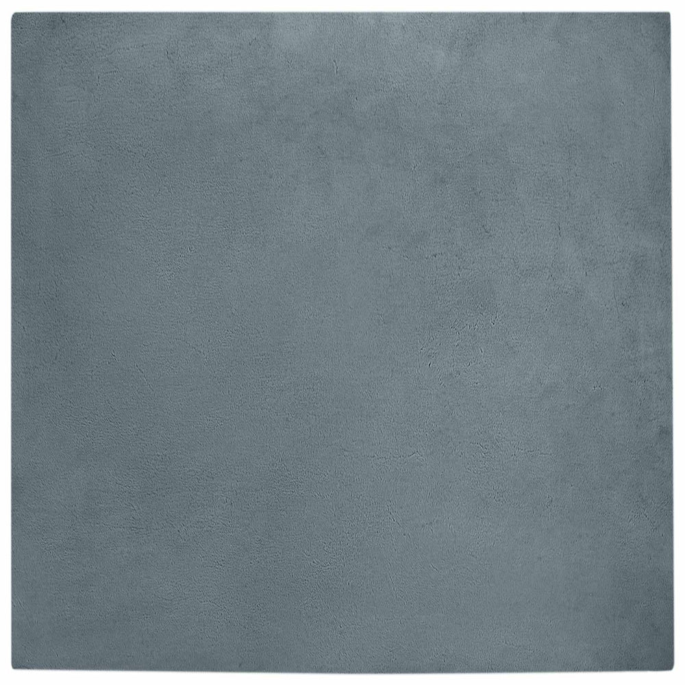 Artificial Rabbit Fur Rug Olite Anthracite 240 x 240 cm