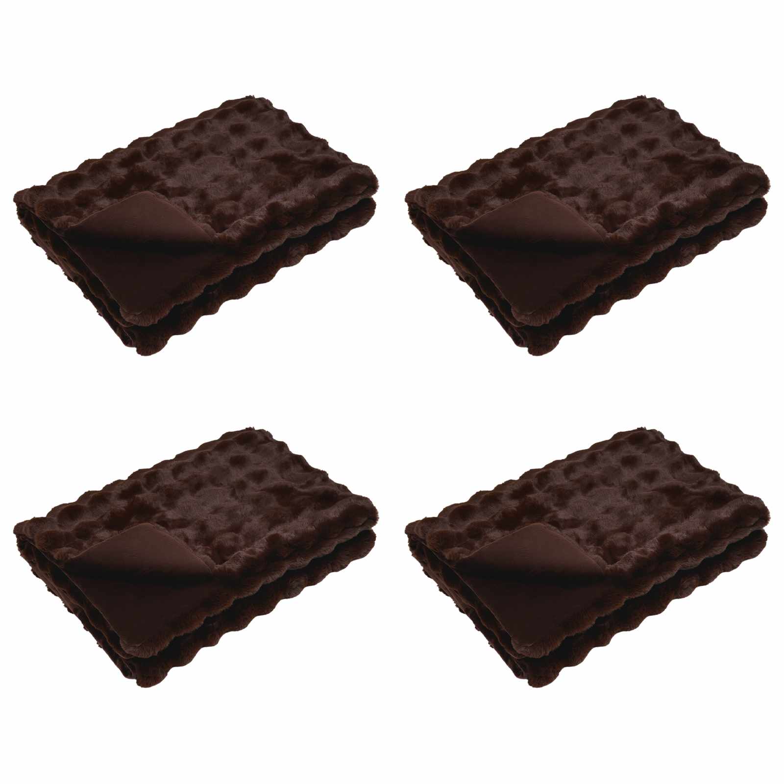 Neslystanti antklodė iš dirbtinio triušio kailio Olite 4 pcs