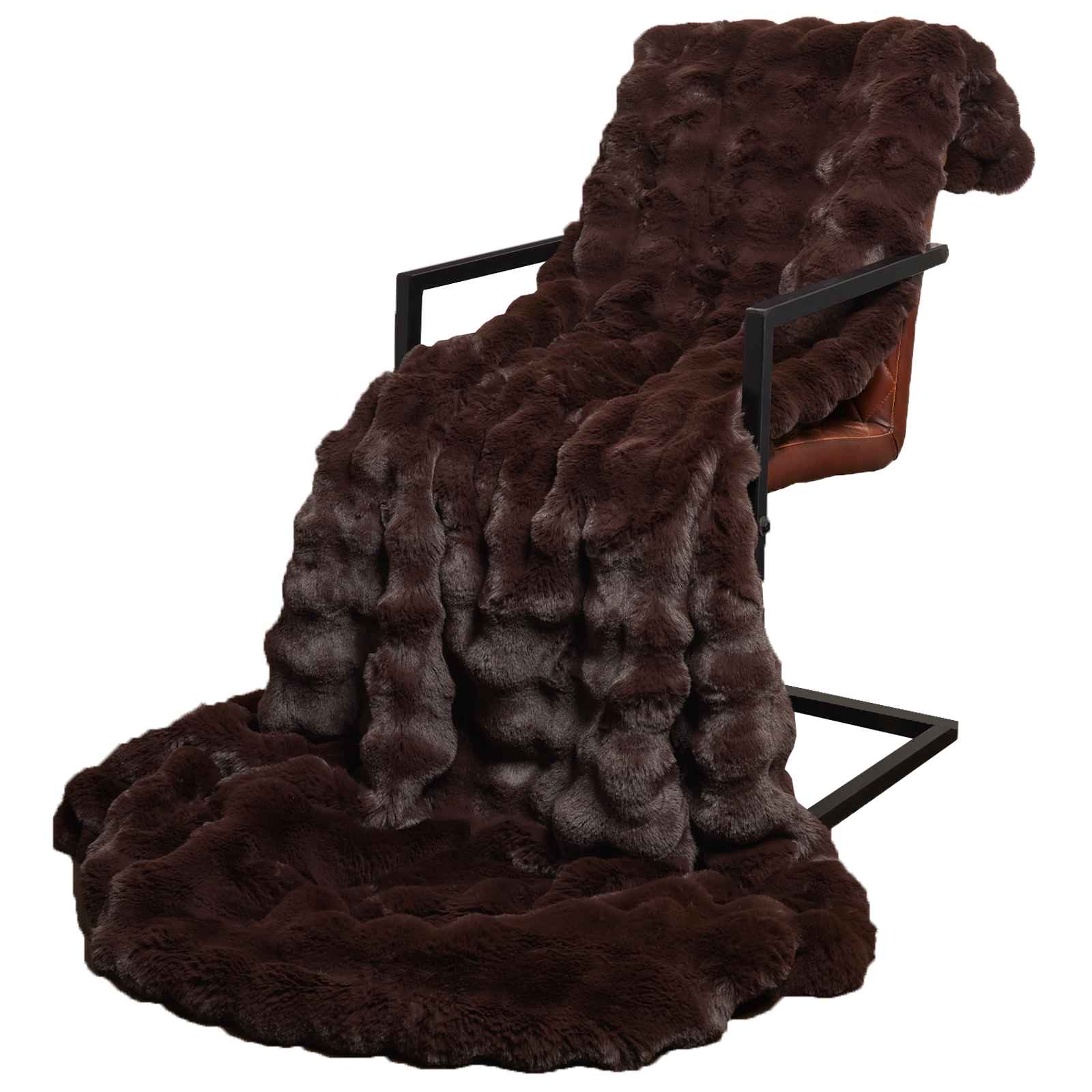 Neslystanti antklodė iš dirbtinio triušio kailio Olite 4 pcs