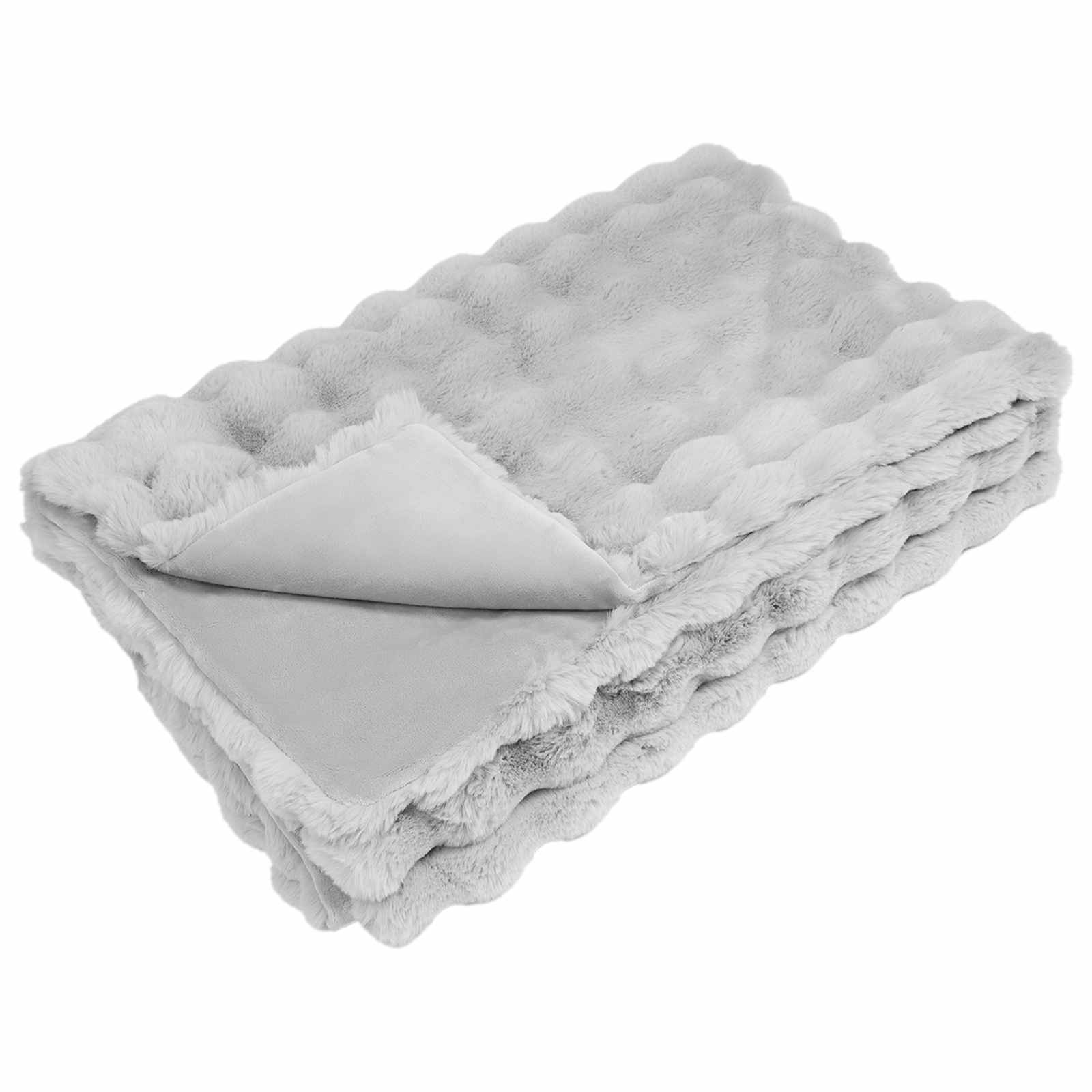 Neslystanti antklodė iš dirbtinio triušio kailio Olite 4 pcs