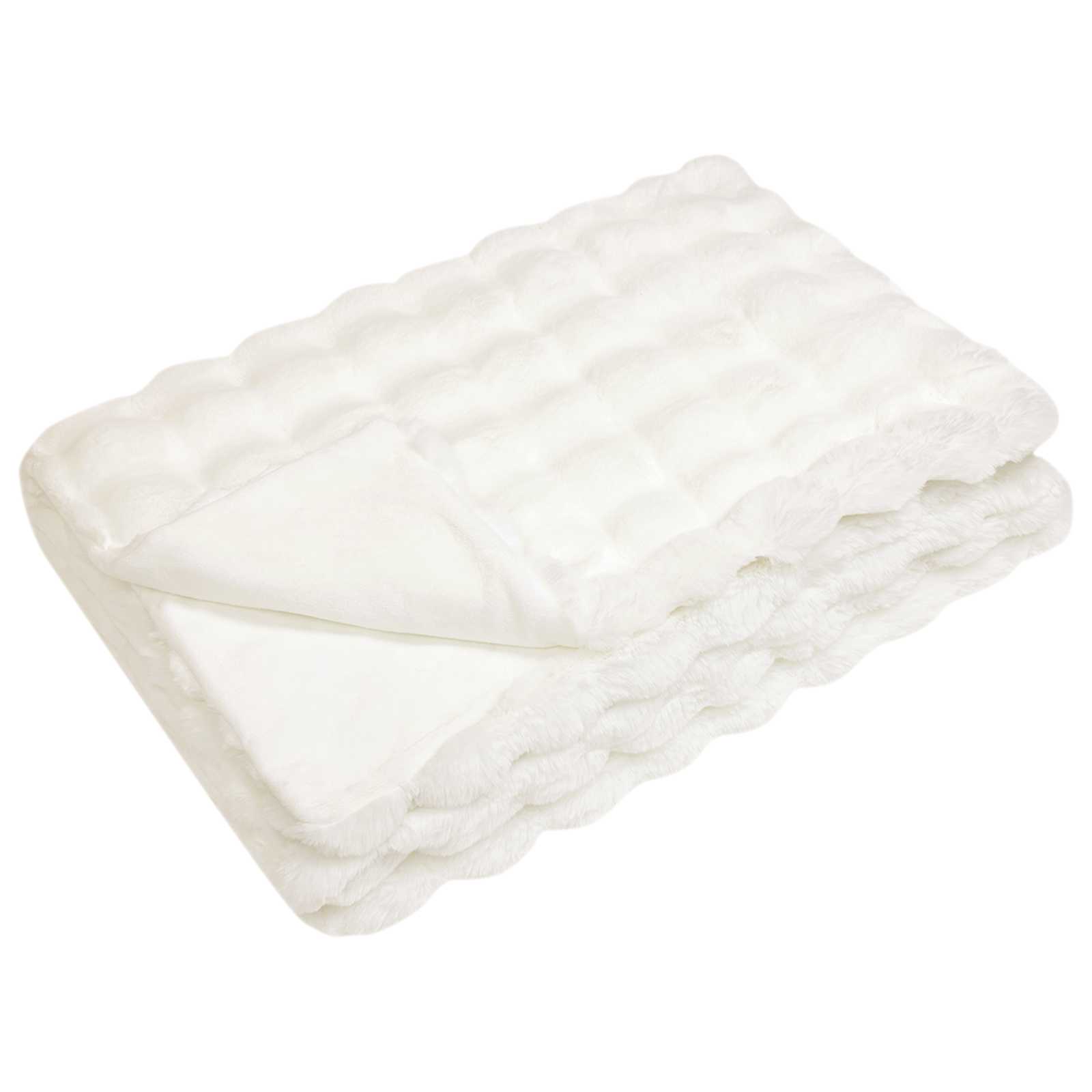 Neslystanti antklodė iš dirbtinio triušio kailio Olite 4 pcs