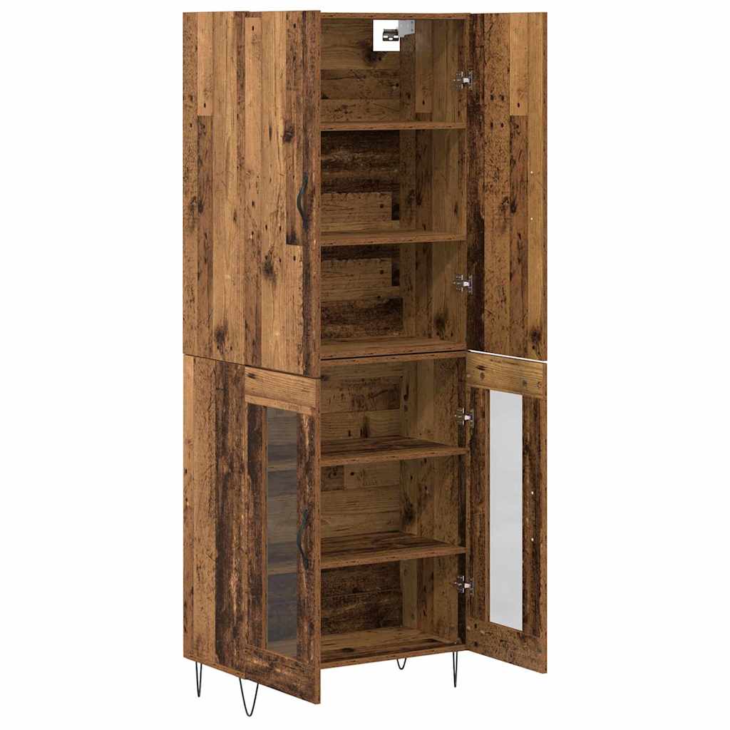 Tall cabinet 2 pcs Old wood