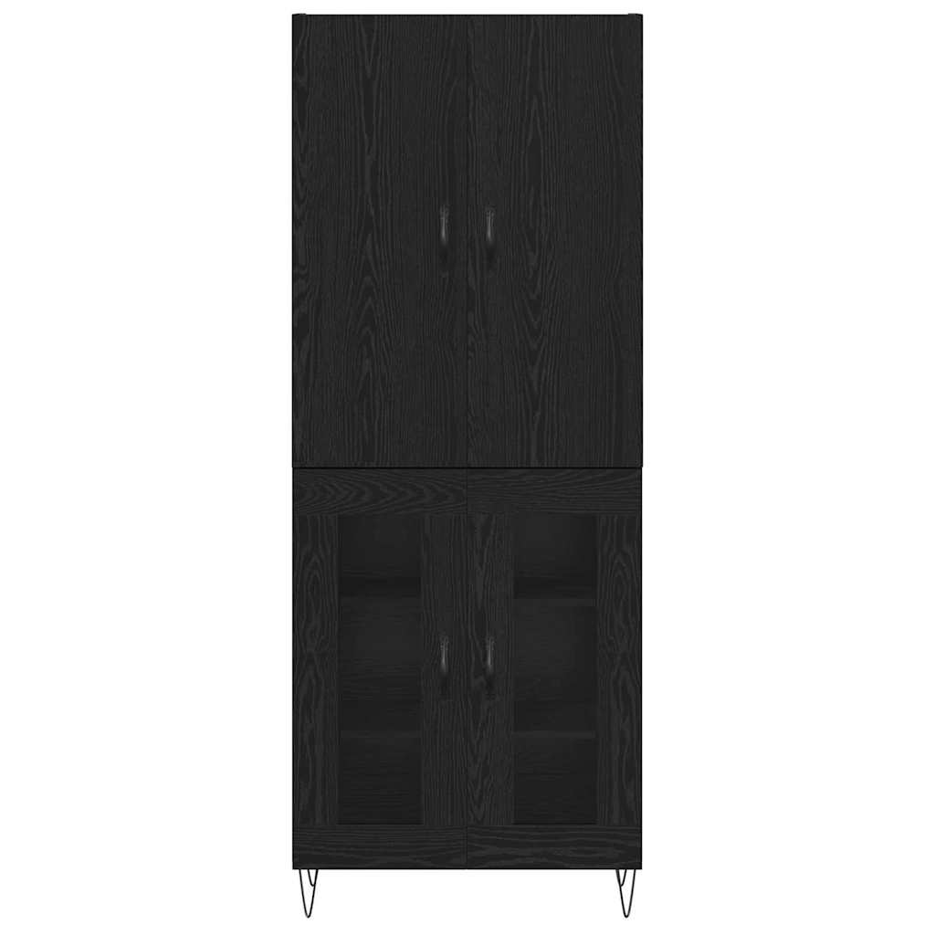 Tall cabinet 2 pcs Black oak