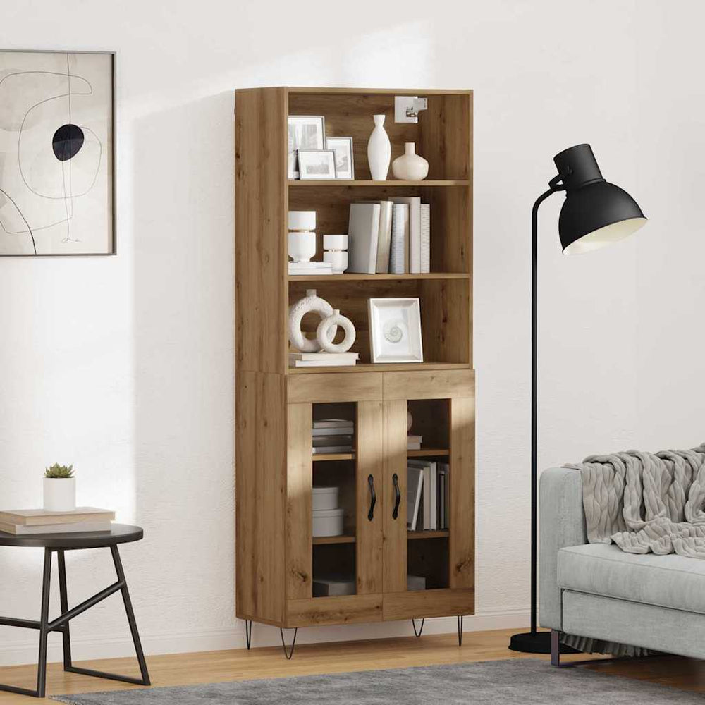 Highboard Artisan oak 69.5 x 34 x 180 cm