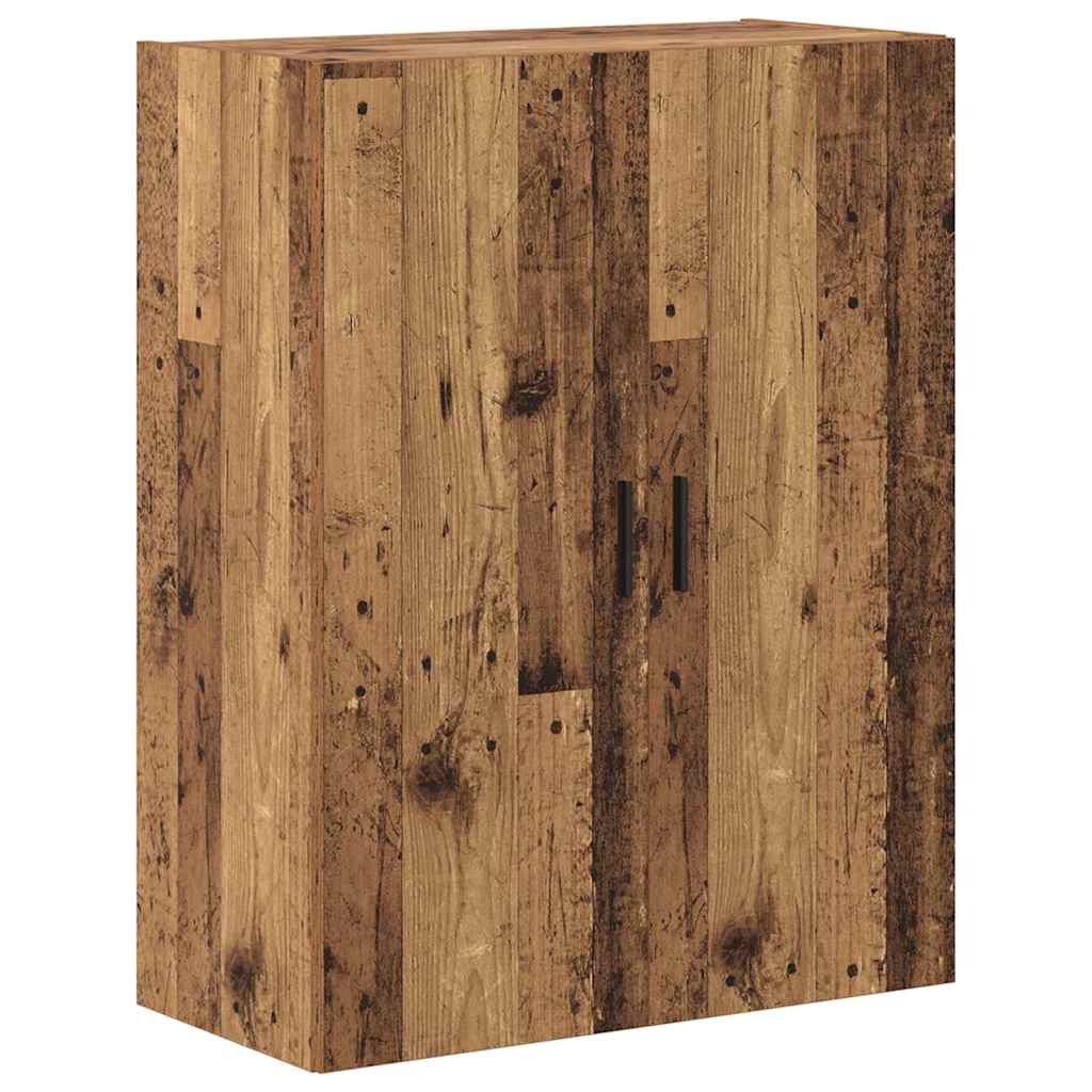 High cabinet Old wood 69.5 x 34 x 180 cm