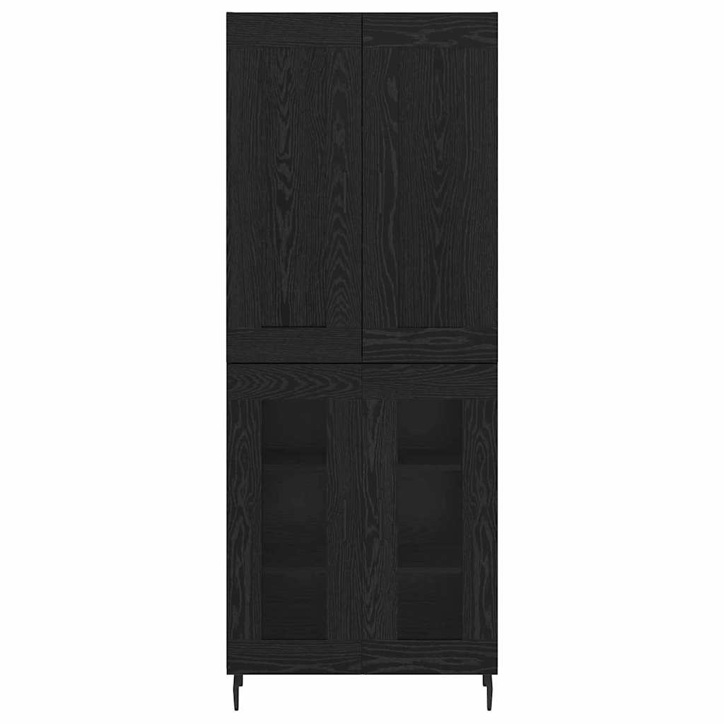 Tall cabinet 2 pcs Black oak