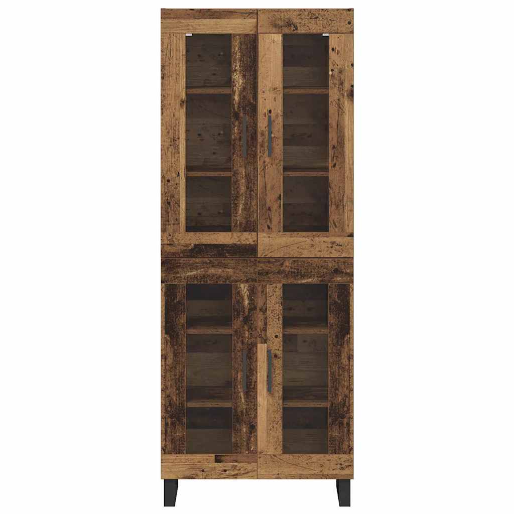 Tall cabinet 2 pcs Antique wood