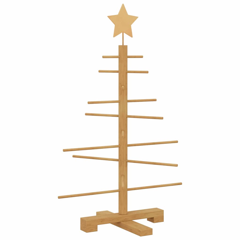 Medinė Kalėdų eglutė Ruda 75 cm Bambukas