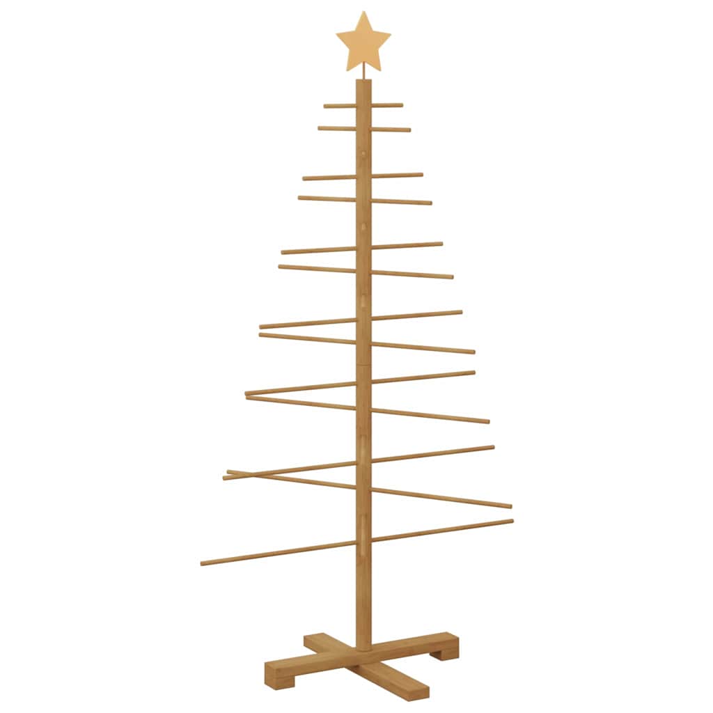 Medinė Kalėdų eglutė Ruda 125 cm Bambukas