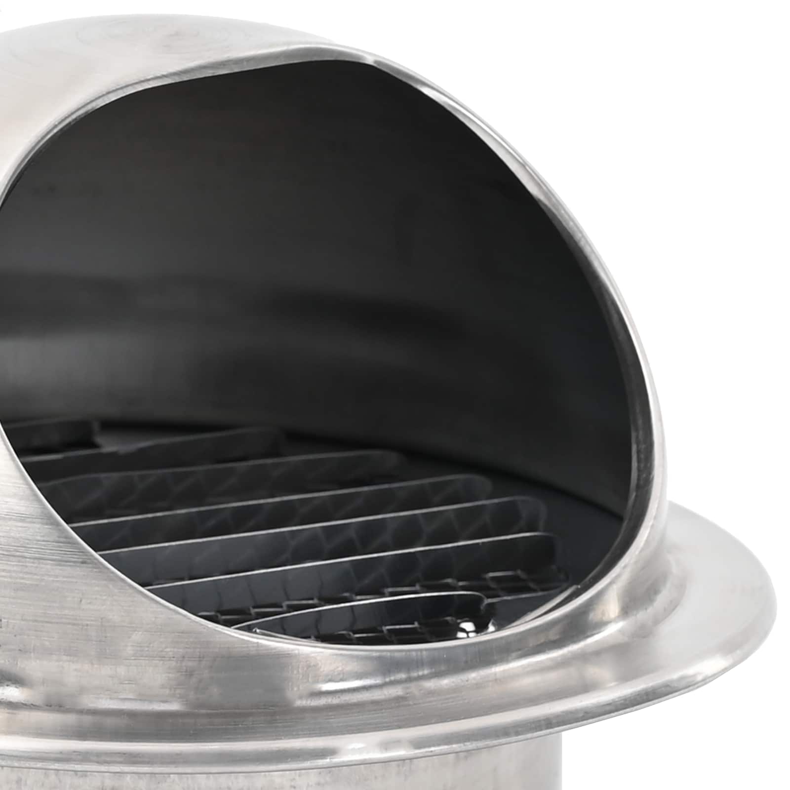 Gaisa ventilācijas restes 8 gab Sudraba 80 mm