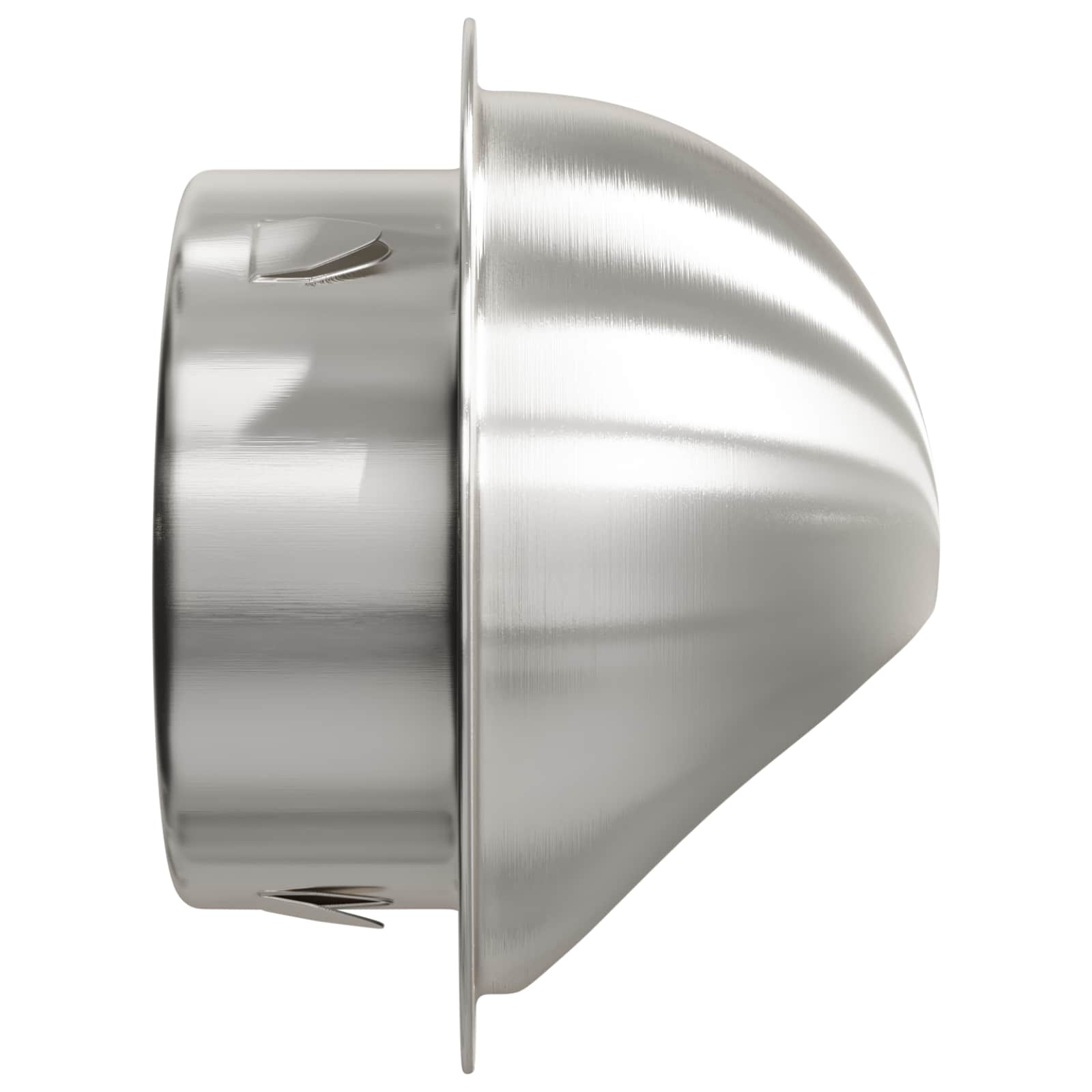Gaisa ventilācijas restes 8 gab Sudraba 80 mm