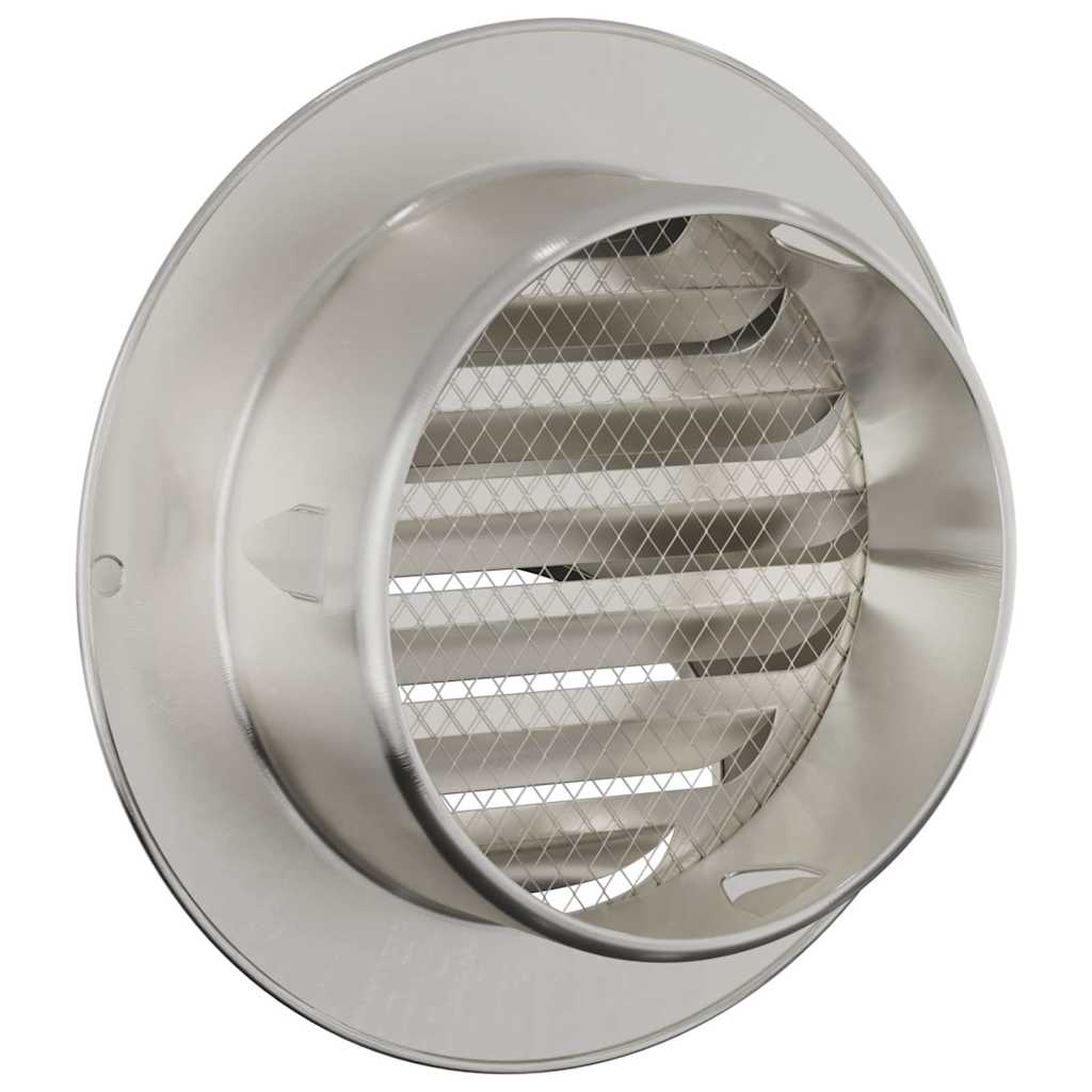 Oro ventiliacijos dangčiai 8 pcs Sidabro 100 mm