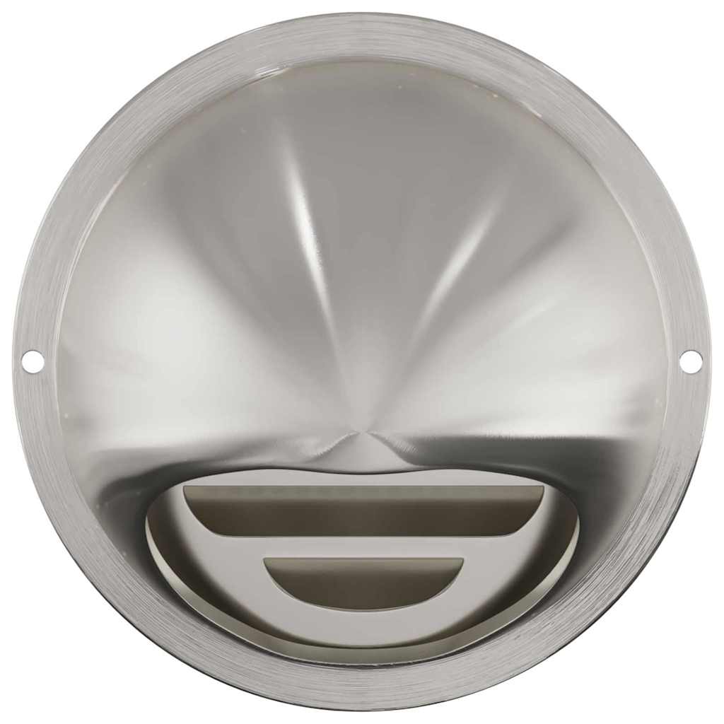 Oro ventiliacijos dangčiai 8 pcs Sidabro 100 mm