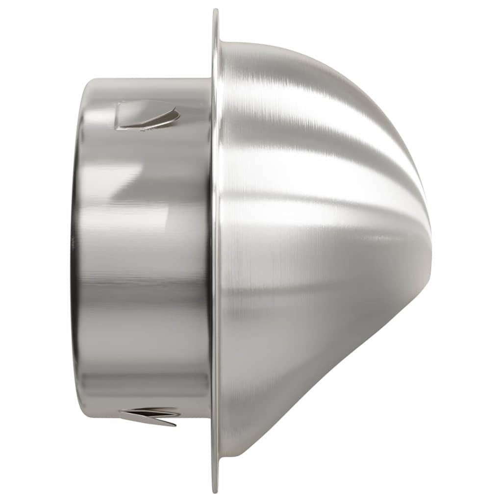 Oro ventiliacijos dangčiai 8 pcs Sidabro 100 mm