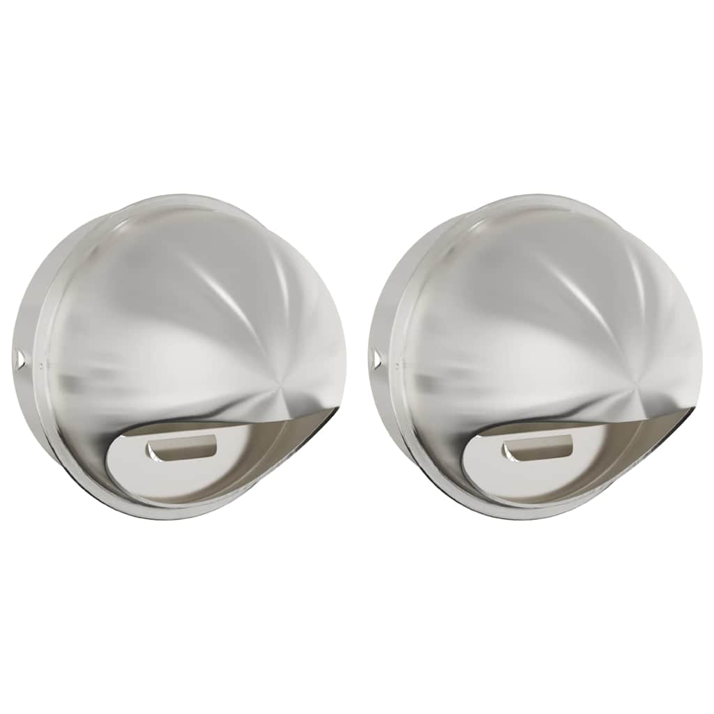 Oro ventiliacijos dangčiai 2 pcs Sidabro 200 mm