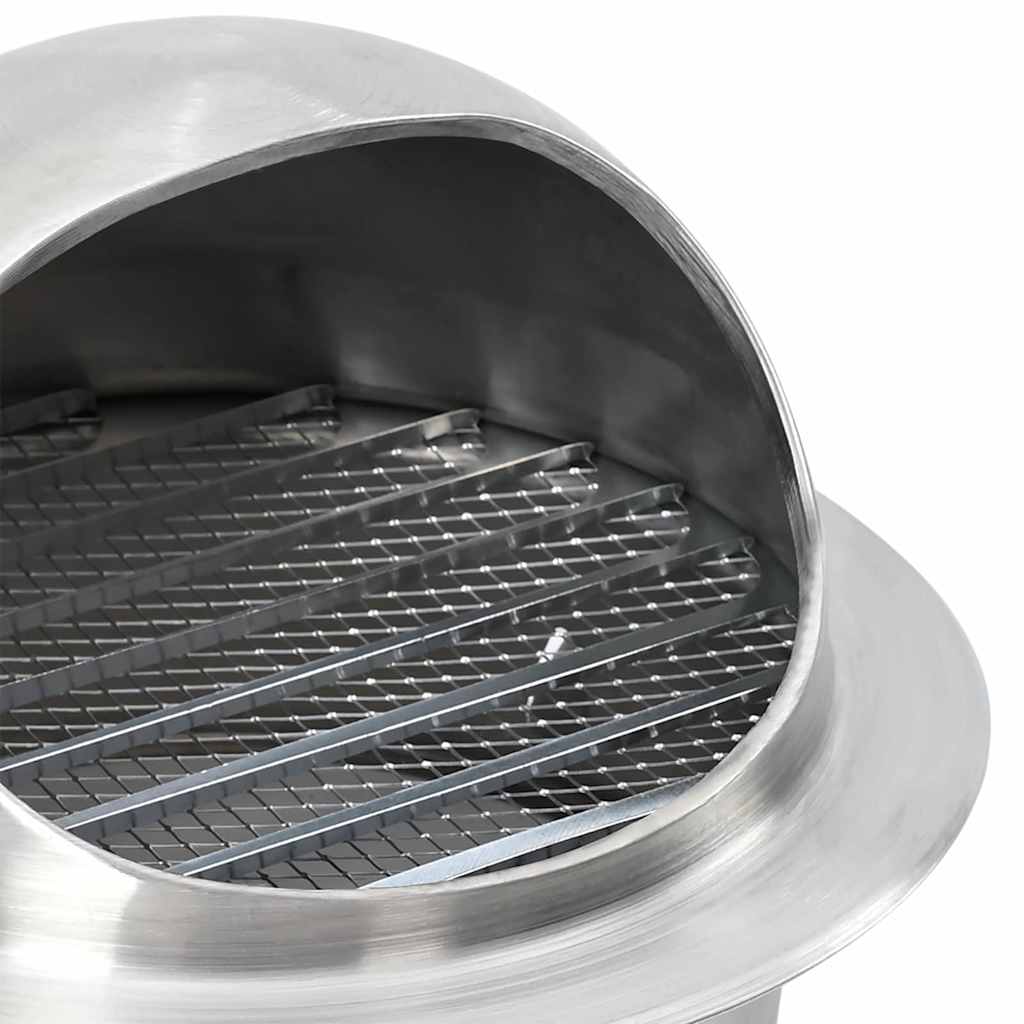 Oro ventiliacijos dangčiai 8 pcs Sidabro 200 mm
