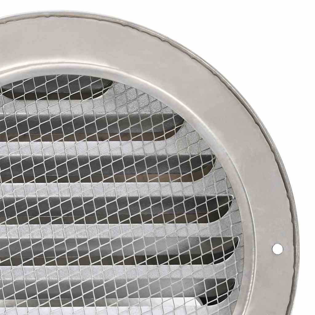 Oro ventiliacijos dangčiai 8 pcs Sidabro 200 mm