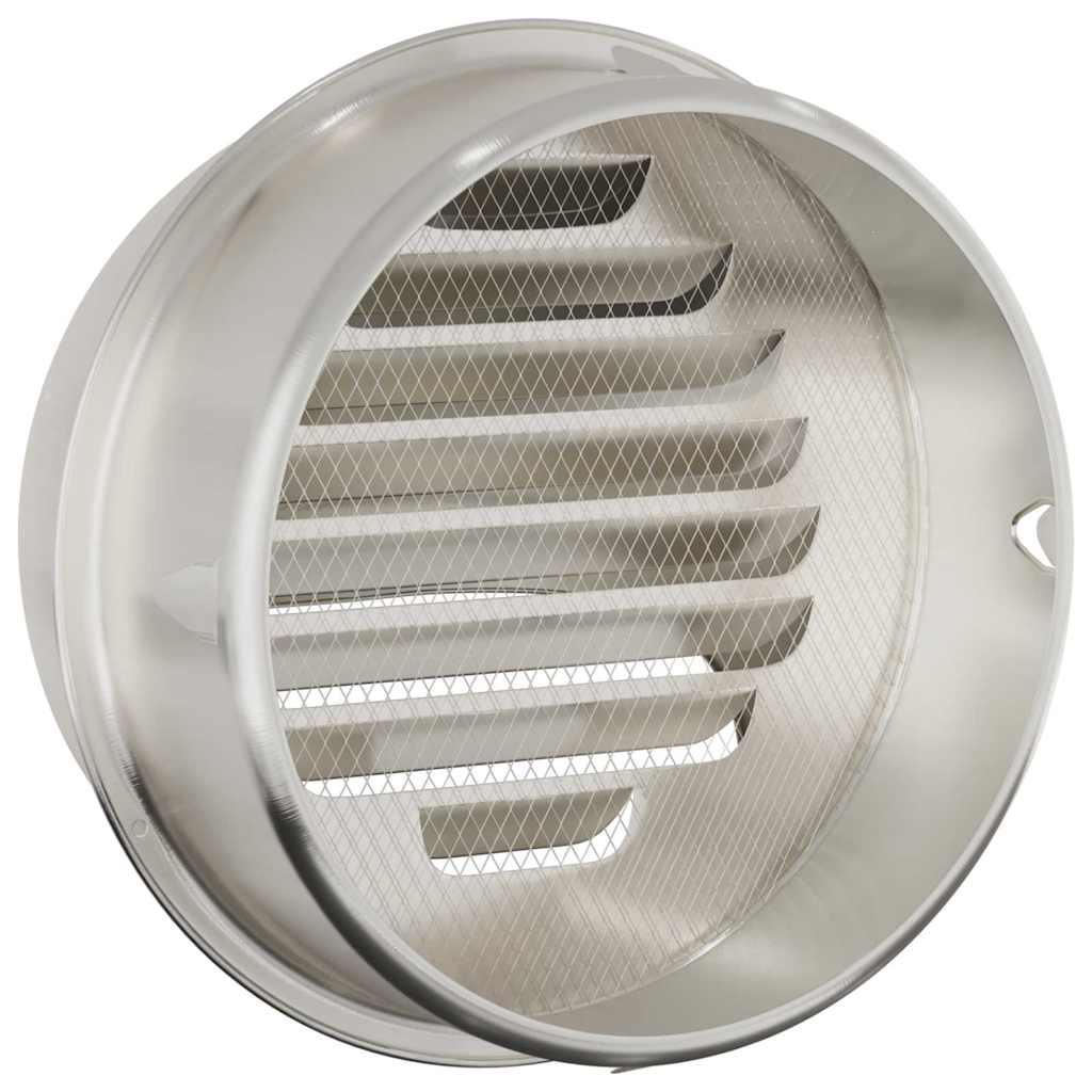 Oro ventiliacijos dangčiai 8 pcs Sidabro 200 mm