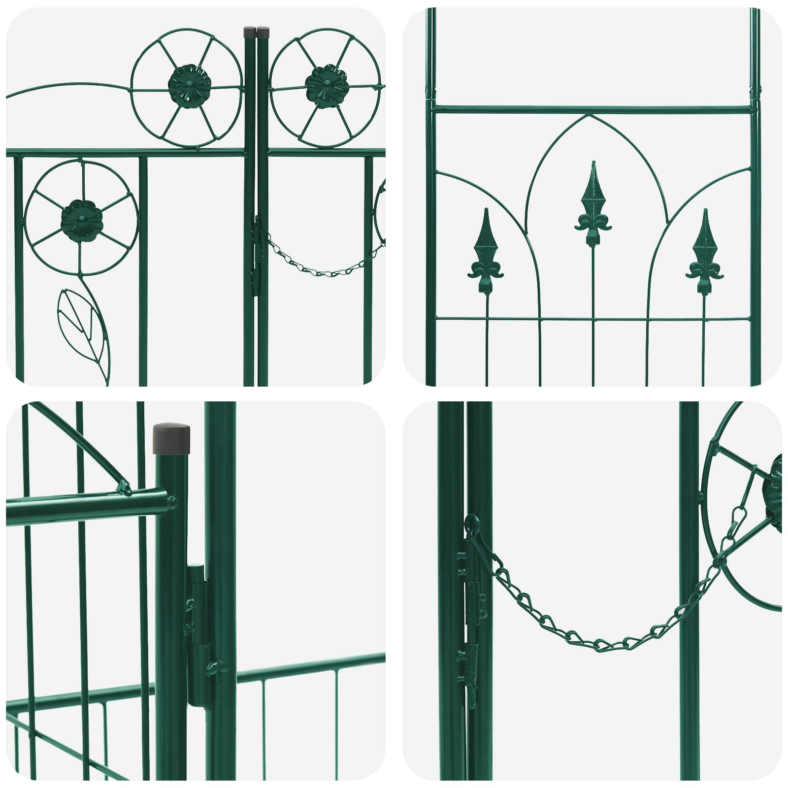 Garden Arch Simple Green 203 x 50 x 218 cm