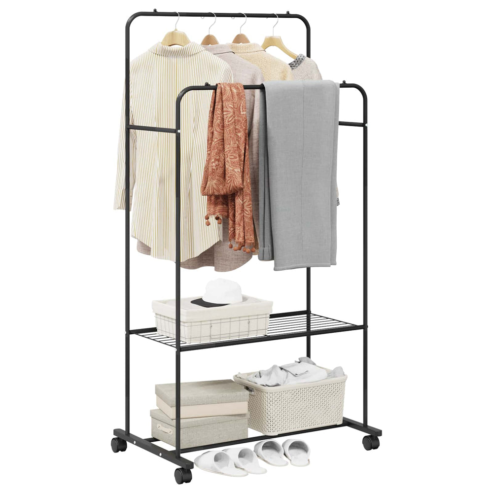 Clothes Rack Simple Black