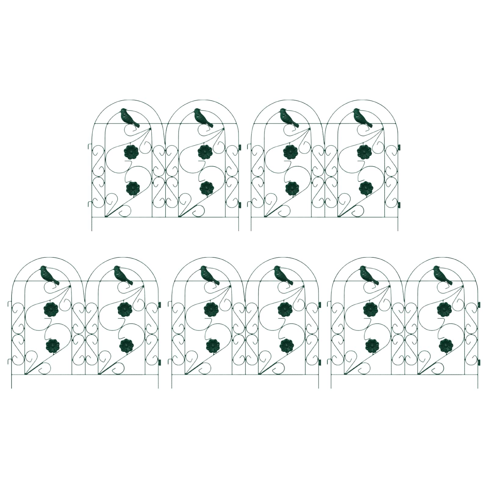 Sodo tvora 5 pcs Žalia Plienas