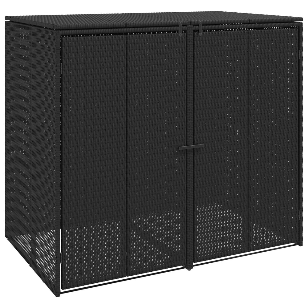 EASTON waste bin, 2 pcs, black, 65x80cm