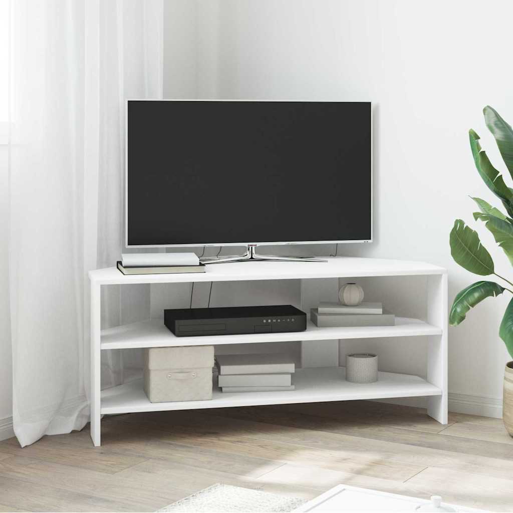 KampinėTVspintelė Balta 102x40,5x45cm Apdirbta mediena