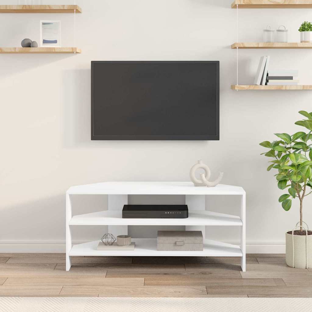 KampinėTVspintelė Balta 102x40,5x45cm Apdirbta mediena