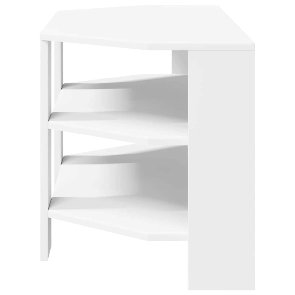 KampinėTVspintelė Balta 102x40,5x45cm Apdirbta mediena