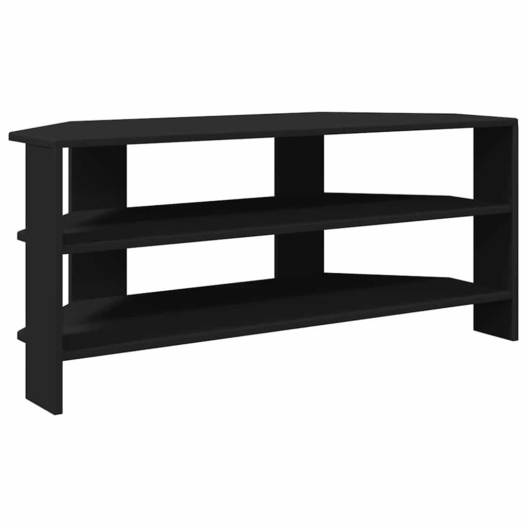 KampinėTVspintelė Juoda 102x40,5x45cm Apdirbta mediena