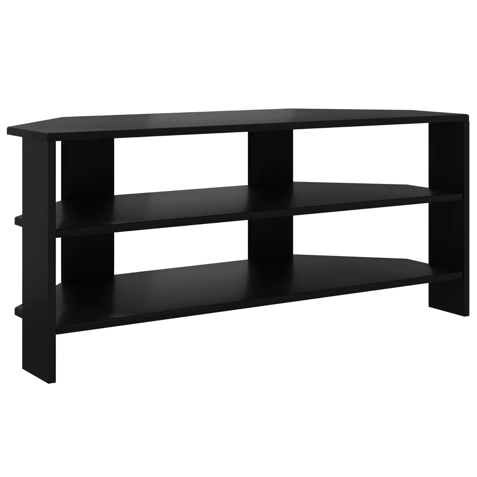 KampinėTVspintelė Juoda 102x40,5x45cm Apdirbta mediena