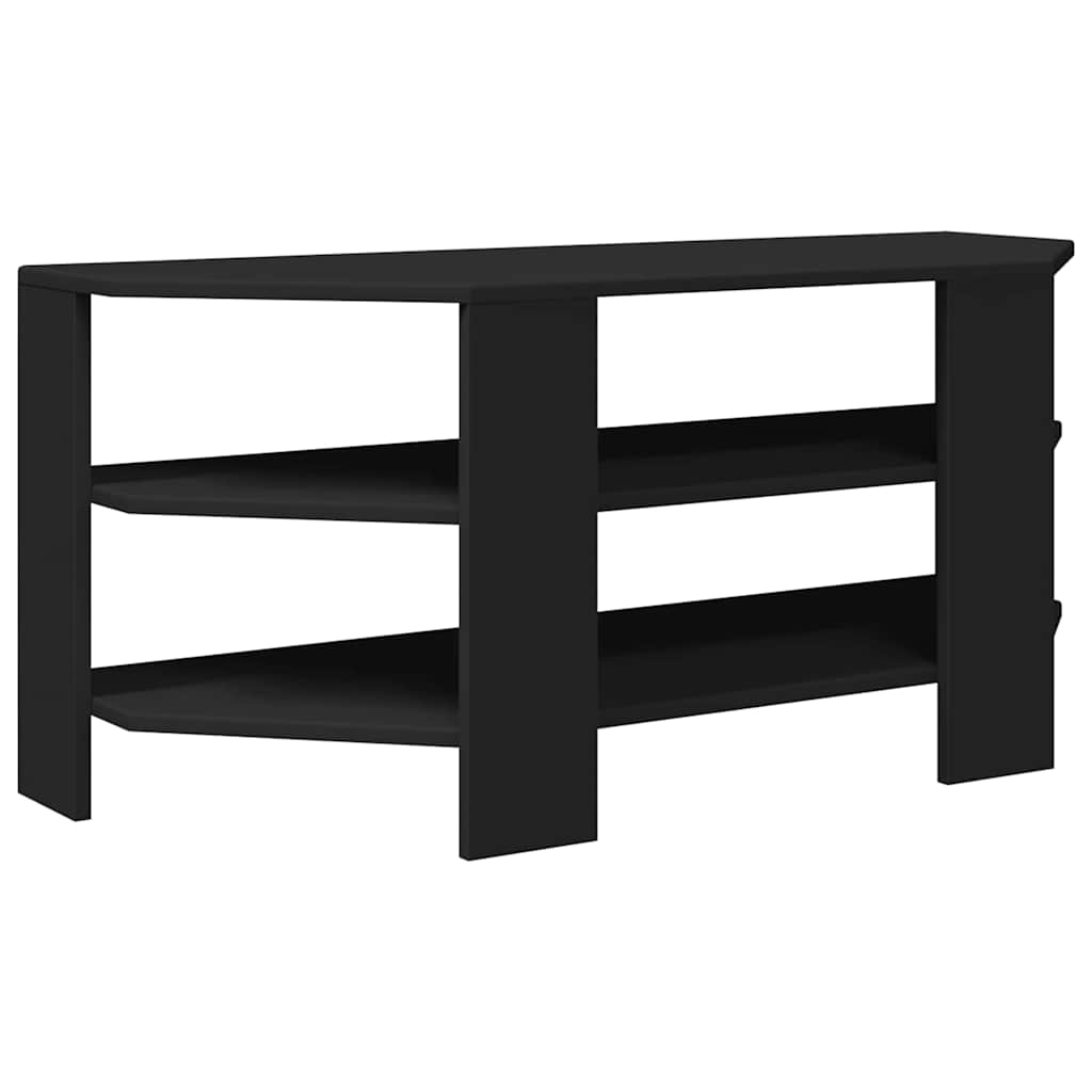 KampinėTVspintelė Juoda 102x40,5x45cm Apdirbta mediena