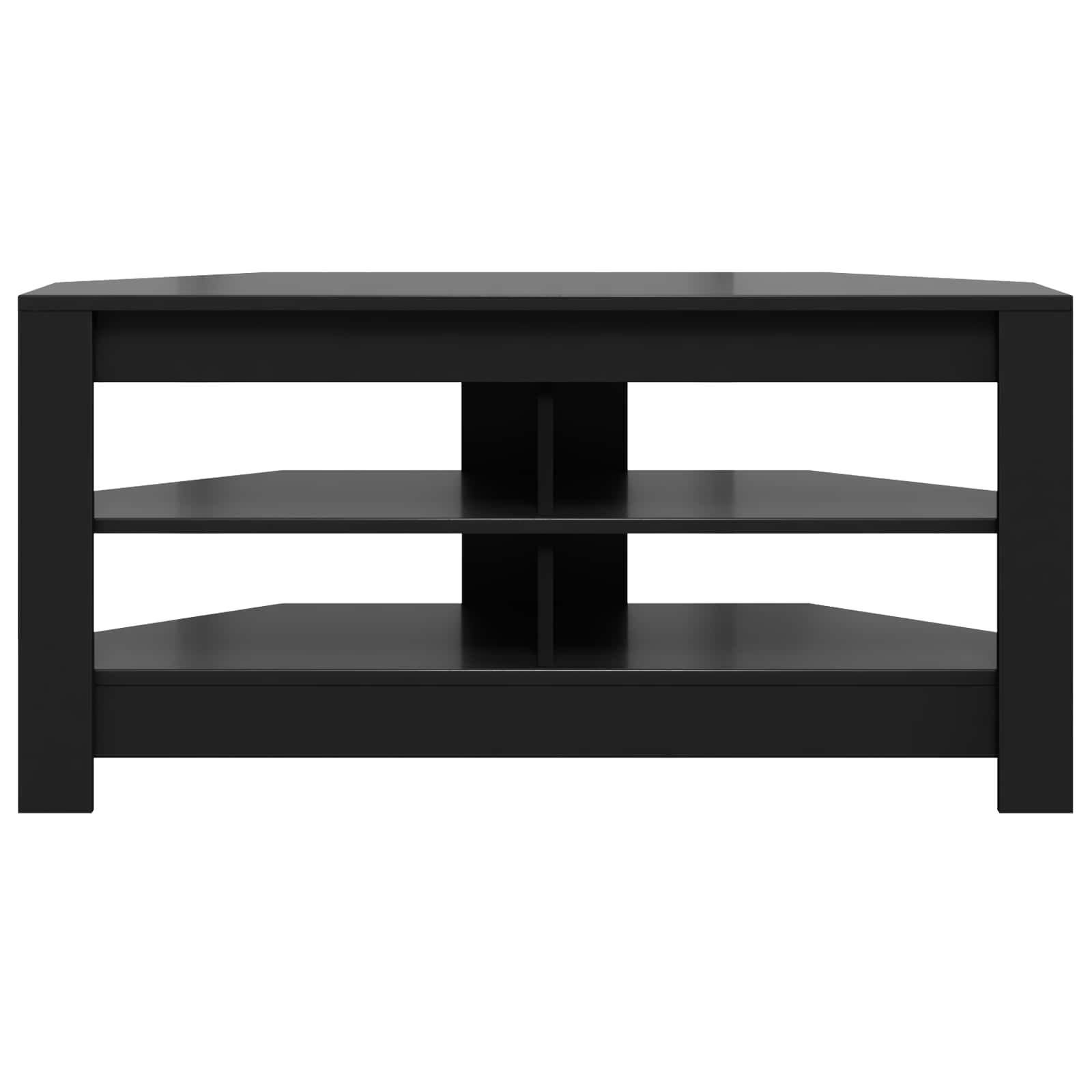 KampinėTVspintelė Juoda 102 x 40,5 x 45 cm Apdirbta mediena