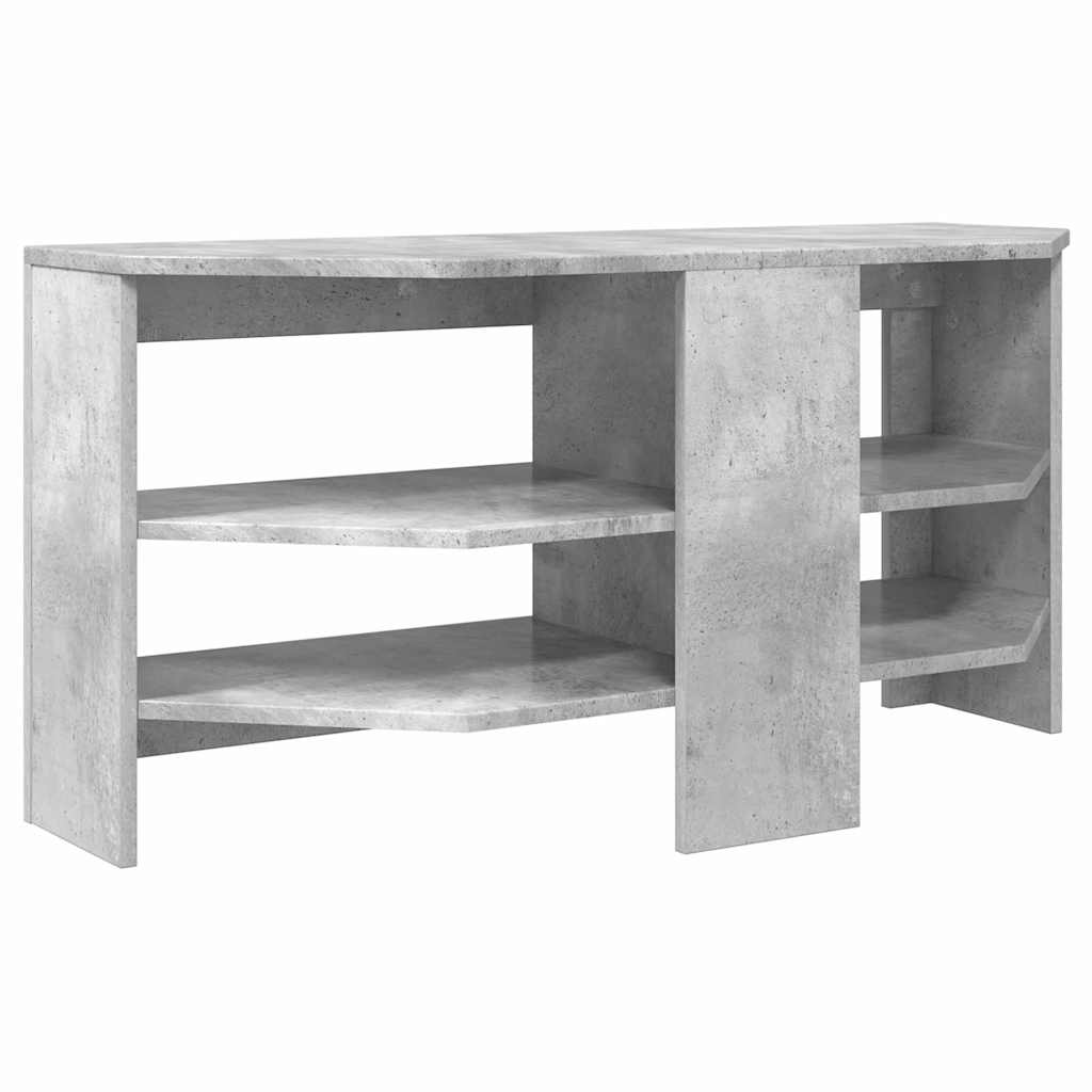 Corner TV Cabinet Concrete Grey 102 x 40.5 x 45 cm