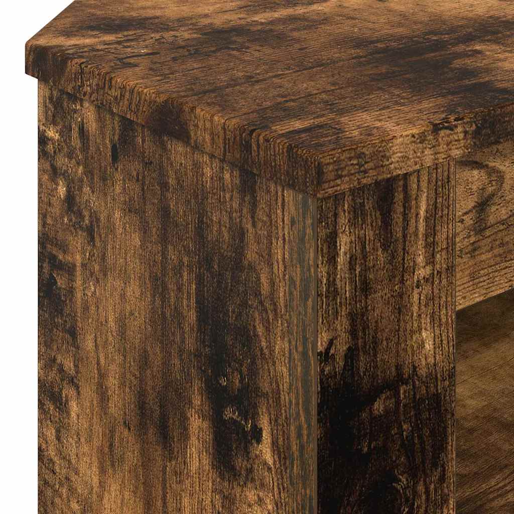 Corner TV Cabinet Smoked Oak 102 x 40.5 x 45 cm