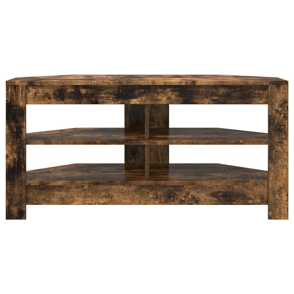 Corner TV Cabinet Smoked Oak 102 x 40.5 x 45 cm