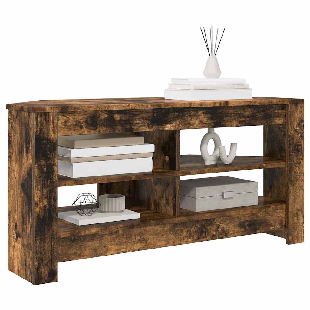 Corner TV Cabinet Smoked Oak 102 x 40.5 x 45 cm
