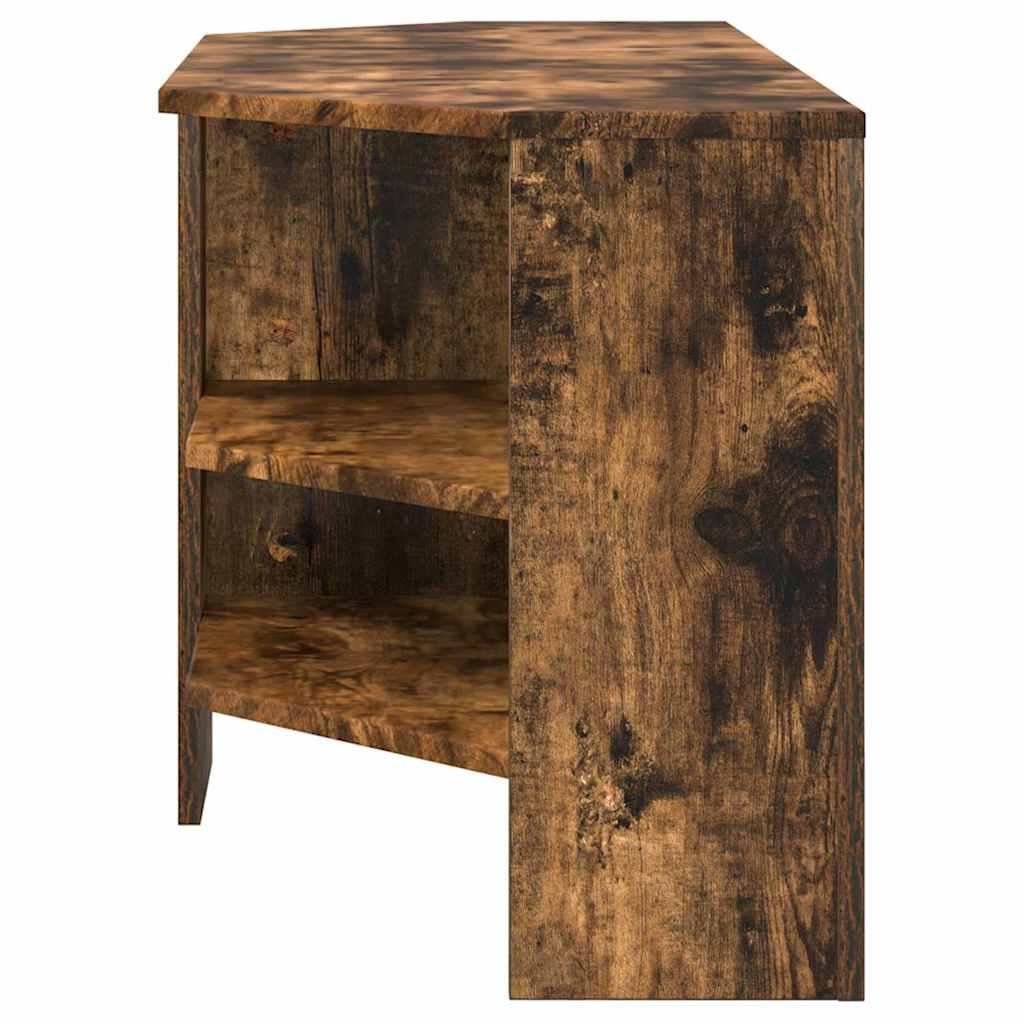 Corner TV Cabinet Smoked Oak 102 x 40.5 x 45 cm