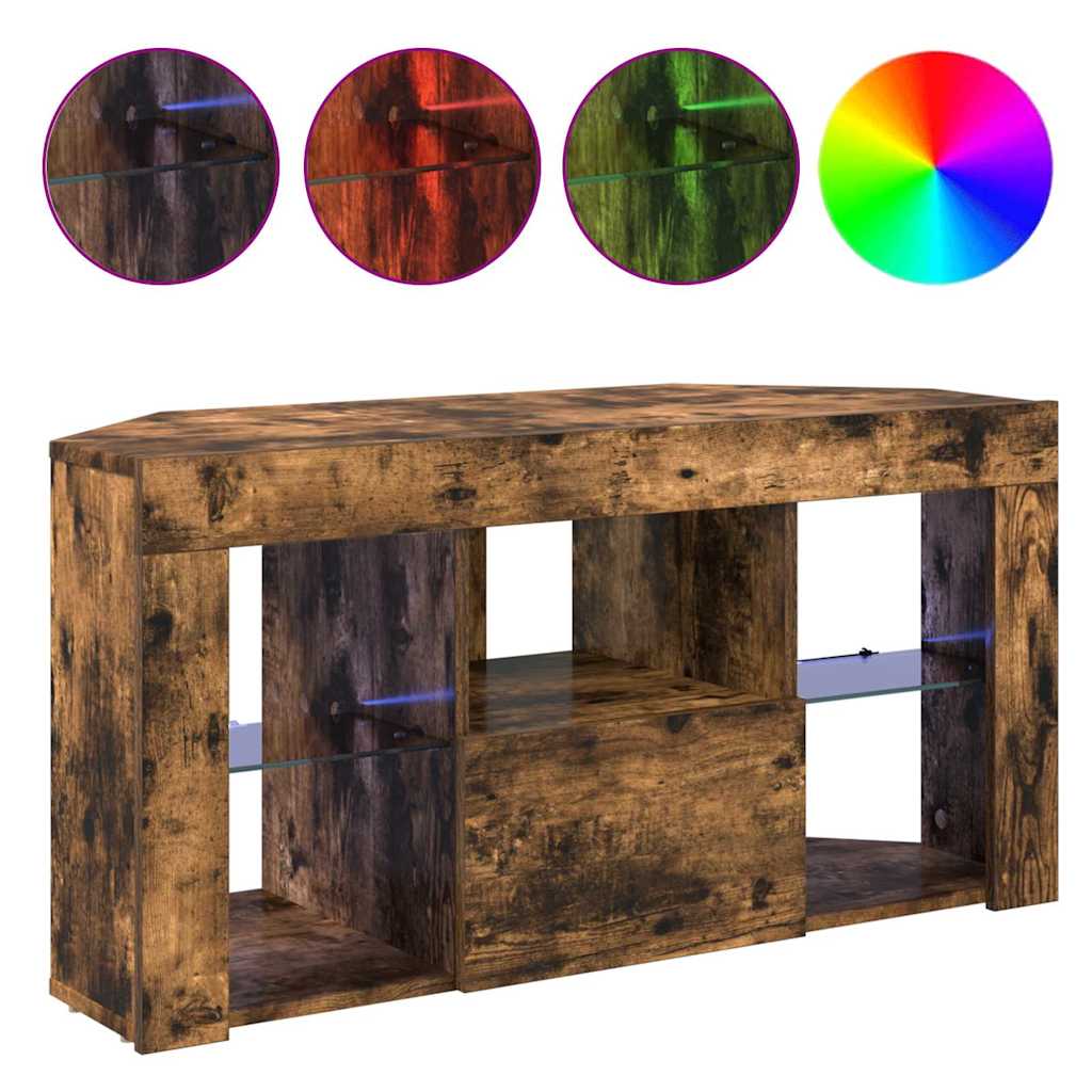 Kampinė LED televizoriaus spinta 100 x 40 x 50 cm
