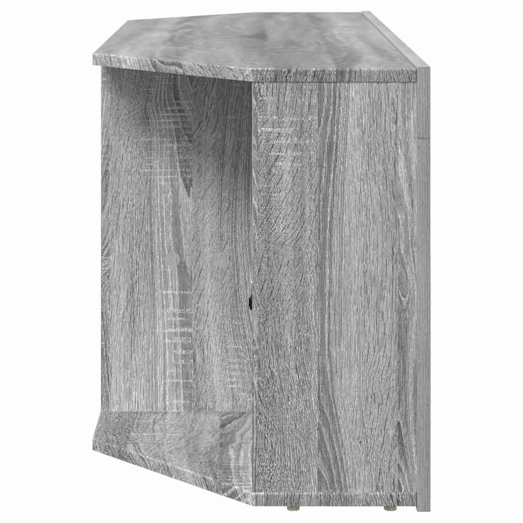 Kampinė LED televizoriaus spinta 100 x 40 x 50 cm Pilkas Sonoma