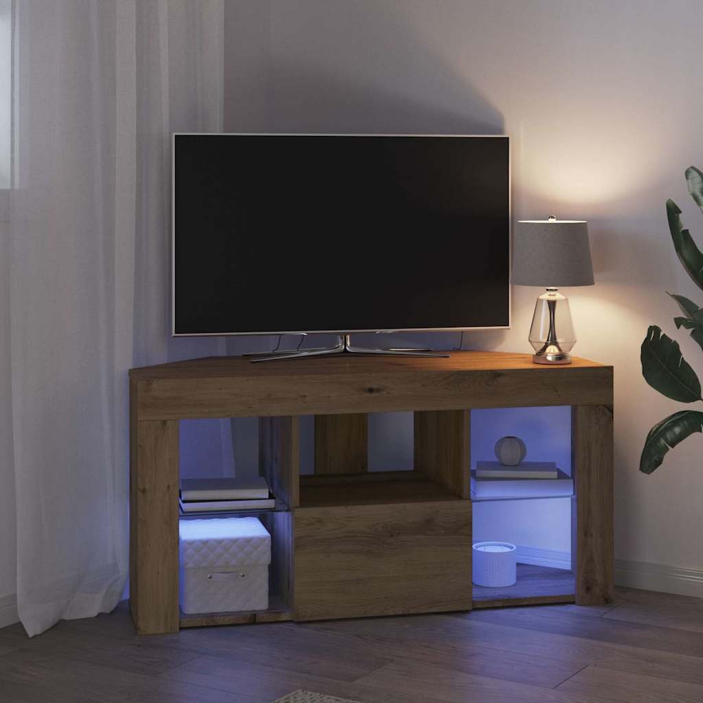 Kampinė LED televizoriaus spinta 100 x 40 x 50 cm